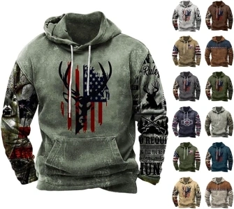 Hoodies for Men UK Clearance Oversized Sweatshirt Cargo Pullover Tops Mens Jumper Sweaters Long Sleeve Hooded Tops with Pockets Autumn Winter Clothes