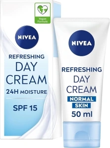 NIVEA Light Moisturising Day Cream, Hydrating Face Cream with Vitamin E, Skin Care Essentials, Intensive Moisturiser, 50 ml (Pack of 1)