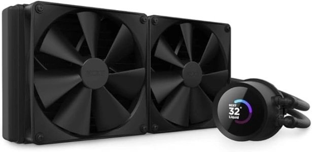 NZXT Kraken 280 - RL-KN280-B1 - 280mm AIO CPU Liquid Cooler - Customizable 1.54