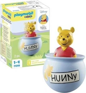 Playmobil 71318 1.2.3 & Disney: Winnie's Counter Balance Honey Pot