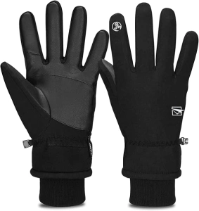 TOLEMI Winter Gloves, -20℉ Coldproof Ski Gloves 3M Thermal Gloves Touchscreen Gloves Snowboarding Insulated Gloves for Cycling Running Climbing Hiking Outdoor Sports