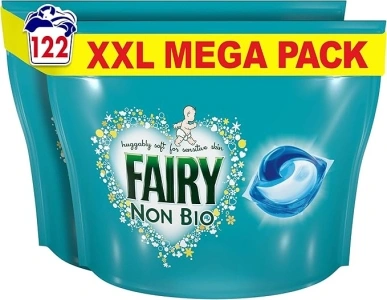 Fairy Non Bio PODS® Washing Liquid Capsules, For Sensitive Skin, 122 Washes