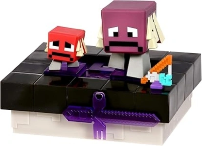 TREASURE X Minecraft Nether Portal Mine and Craft Character and Mini Mob- Styles may vary 41642