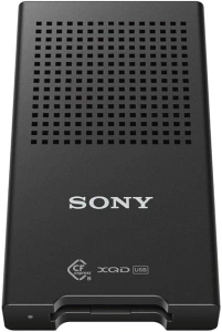 Sony MRWG1.SYM Memory Card Reader Cfexpress XQD SuperSpeed USB 10 Gbps, MRWG1, Black