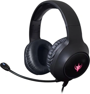 SPYCO Impulse HE-121, Gaming Headset, 2 Inch Driver Audio, 0.13 Inch Jack Audio USB, Omnidirectional Microphone, RGB Logo, Lightweight, for PC/Mac/Xbox One/PS4/Nintendo ‎Switch