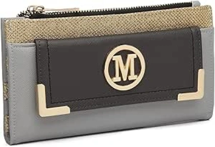 Miss Lulu Purse for Women Multi Card Slot Wallet for Women with Front Pocket Purse Roomy Compartment Wallets for Women