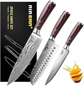 AIRENA Chef Knives Set of 3 | 8