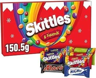 Skittles & Friends Christmas Sweets Selection Gift Box, 105.5g