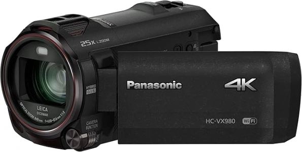 Panasonic HC-VX980EB-K 4K Camcorder with LEICA Dicomar Lens - Black