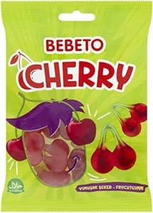 Bebeto Cherries (70g), Halal Certified Sweets, Pack of 1