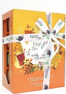 English Tea Shop Super Tea Prism Collection, Fairtrade & Organic Tea, 12 Pyramid Tea Bags in 6 Flavours