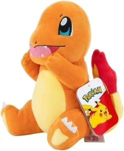 Pokémon Official & Premium Quality 8-inch Charmander Adorable, Ultra-Soft, Plush Toy, Perfect for Playing & Displaying-Gotta Catch ‘Em All