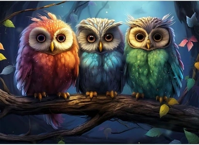 NAIMOER Parrot Diamond Painting Kits for Adults, DIY Full Drill 5D Diamond Painting Birds Diamond Art Kits Animals Diamond Painitng Kits for Relaxation and Home Decor 30x40cm