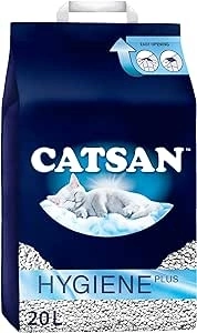 Catsan Hygiene Cat Litter 20 Litre - Maximum Absorption and Hygiene