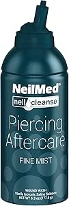 NeilMed Neilcleanse Piercing Aftercare, Fine Mist, 177.5g (6.3 oz)