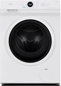 Midea MF10EW80BA Freestanding Washing Machine,8kg Load,1400 RPM,Quick Wash,Steam Care,Add Garment,BLDC Motor,White