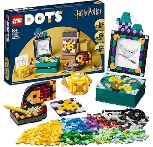 LEGO 41811 DOTS Hogwarts Desktop Kit, DIY Harry Potter Back to School Accessories and Supplies, Desk Decor Items and Patch Sticker, Crafts Toys for Kids