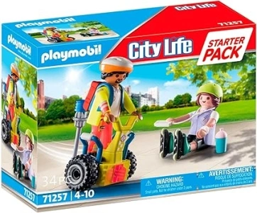 Playmobil 71257 Rescue with Balance Racer Starter Pack, Fun Imaginative Role-Play, PlaySets Suitable for Children Ages 4+