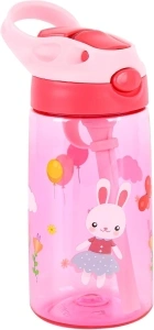 480ml Tritan Kids Water Bottle Sports Water Bottle with Flip Straw BPA Free LeakProof Water Bottle for School Travel Adventure Summer Camp and Sports, for Girls and Boys