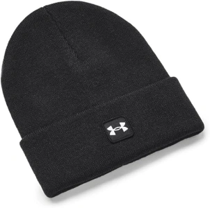 Under Armour Mens 2024 UA Halftime Cuff Moisture Wicking Quick Drying Beanie Hat