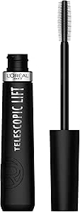 L'Oréal Paris Telescopic Mascara, Long-Lasting 36H Lift, Visible Lash Length Up to +5mm*, No Clumping & No Smudging & No Flaking, Telescopic Lift, Black