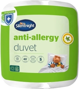 Silentnight Anti Allergy King-Size Duvet 13.5 Tog - Thick Heavy Warm Winter Quilt Duvet Anti-Bacterial and Machine Washable with Allergy UK Approved Anti Allergy Fibres - King-Size Bed