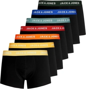 JACK& JONES 7-Pack Basic Trunks Boxers Short Underwear Logo Print JACVITO Fashion