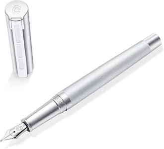 STAEDTLER Premium Initium Metallum Fountain Pen, M, 9PMM140M, Silver