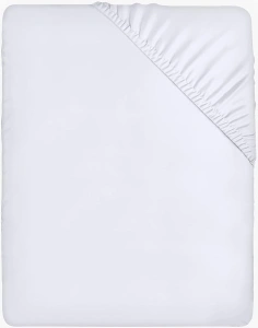 Utopia Bedding Fitted Sheet King, White - Deep Pocket 14 inch (35 cm) - Easy Care - Soft Brushed Microfibre Fabric - Shrinkage and Fade Resistant - Bottom Sheet