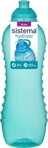 Sistema Squeeze Twist 'n' Sip Sports Water Bottle | 620 ml | Leakproof Kids Water Bottle | BPA-Free | Assorted Colours (Not Selectable) | 1 Count