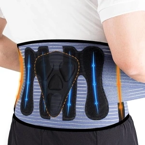 Back Support Belt for Lower Back Pain Relief with 3D Lumbar Pad for Men/Women - Best Back Brace Orthopaedic Waist Compression for Sciatica, Hernated Disc, Scoliosis or Lifting at Work