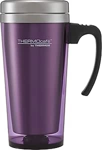 THERMO ThermoCafé Translucent Travel Mug, 420ml, Purple