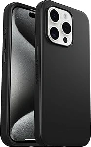 OtterBox Symmetry for MagSafe Case for iPhone 15 Pro, Shockproof, Drop proof, Protective Thin Case, 3x Tested to Military Standard, Black