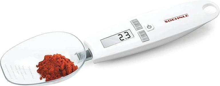 Soehnle Cooking Star Digital Measuring Spoon with 0.1 g Graduation and 500 g Load Capacity, Weighing Spoon scale for the smallest quantities, Precision Electronic Measuring Spoon for spices