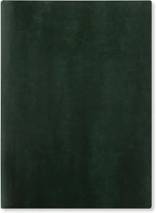 Letts Lecassa 2024 A5 week to view diary - British Racing Green