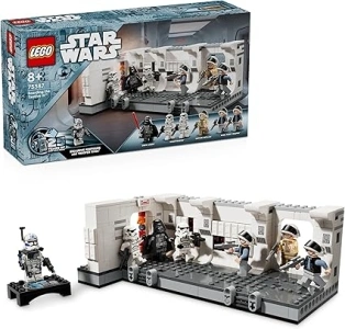 LEGO Star Wars Boarding the Tantive IV Set, A New Hope Buildable Toy for 8 Plus Year Old Boys, Girls & Kids, with 7 Minifigures Incl. Darth Vader & 25th Anniversary ARC Trooper Fives, Gift Idea 75387