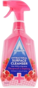 Astonish Special Aromatic Edition Multi-Purpose Anti-Bacterial Surface Cleanser Spray, Pomegranate and Raspberry Scent, 750ml, Pink