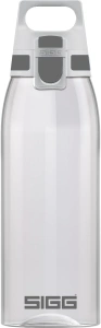 Sigg - Tritan Water Bottle - Total Color ONE - Suitable For Carbonated Beverages - Dishwasher Safe - Leakproof - Featherweight BPA Free - 0.6L / 1L