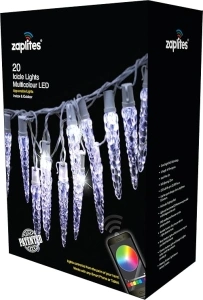 Festive Productions Zaplites Icicle Lights, Multi-Colour