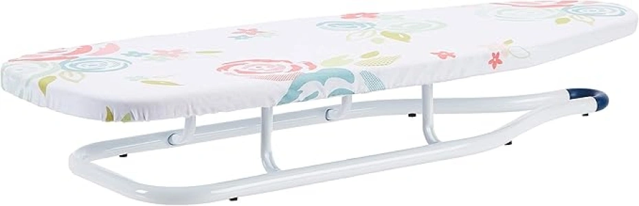 Amazon Basics Ironing Board, Tabletop, 77 cm x 29 cm, White, Single