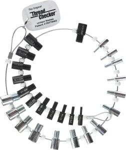 Nut & Bolt Thread Checker (Inch & Metric), Original Version (SWTC-26)