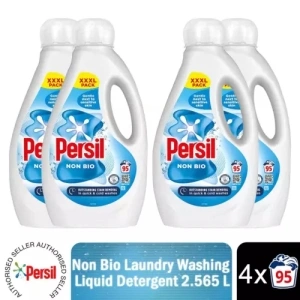 Persil XXXL Washing Liquid Detergent Non Bio Stain Removal 2.565L, 380 Washes