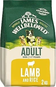 James Wellbeloved Adult Lamb & Rice 2 kg Bag, Hypoallergenic Dry Dog Food