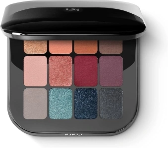 KIKO Milano Cult Colours Eyeshadow Palette 01 | Eyeshadow Palette With 12 Sophisticated And Blendable Shades