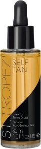 St.Tropez Tan Luxe Tonic Glow Drops, 5-in-1 Face Self Tanning Drops, Niacinamide, Hyaluronic Acid, Vitamin C & E, Vegan, Natural & Cruelty Free, 30 ml