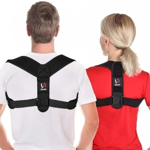 Schiara Posture Corrector for Men and Women - Comfortable Upper Back Brace, Adjustable Back Straightener Support for Shoulder, Neck and Back