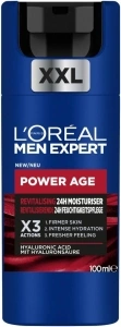 NEW L'Oréal Men Expert Power Age Moisturiser, Hyaluronic Acid Moisturiser for Ageing, Dry & Dull Skin 100ml