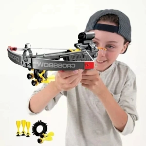 Kids Crossbow Gun Set With Bolts Target Archery Shooting Garden Laser Target Toy