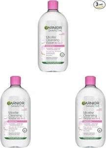 Garnier SkinActive Micellar Cleansing Water, 700ml (Pack of 3)