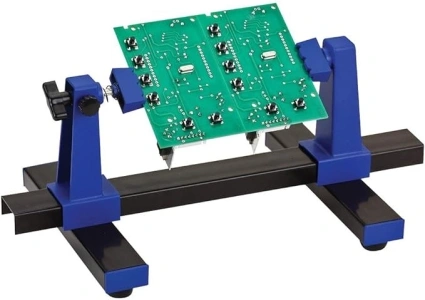 BURNTEC PCB Holder Clamp - Holds Circuit Board for Soldering 360° Adjustable Aid